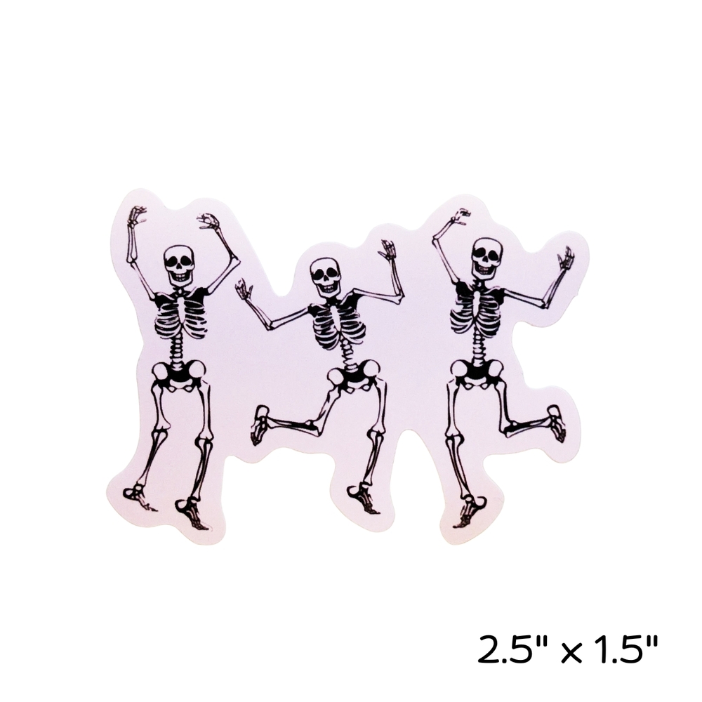 10/$10 Dancing Skeleton Stickers